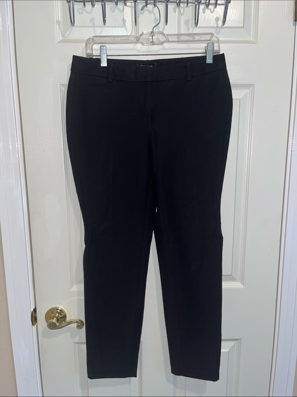 White House Black Market Black Slim Dress Trousers